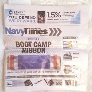 2015 Sealed Back Issue Navy Military Newspaper